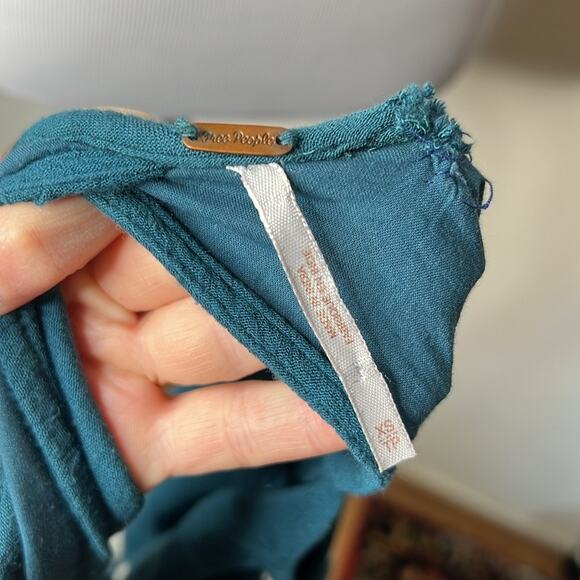 Free People Teal Blue Tennessee Dress - Picture 10 of 10